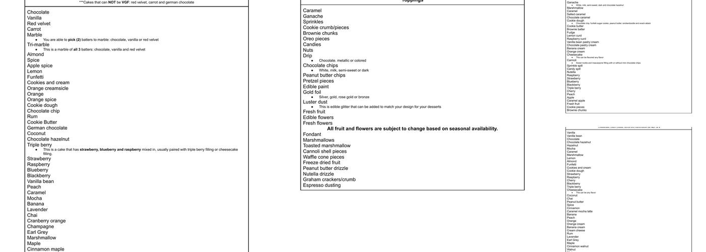 Go Frost Yourself Menu