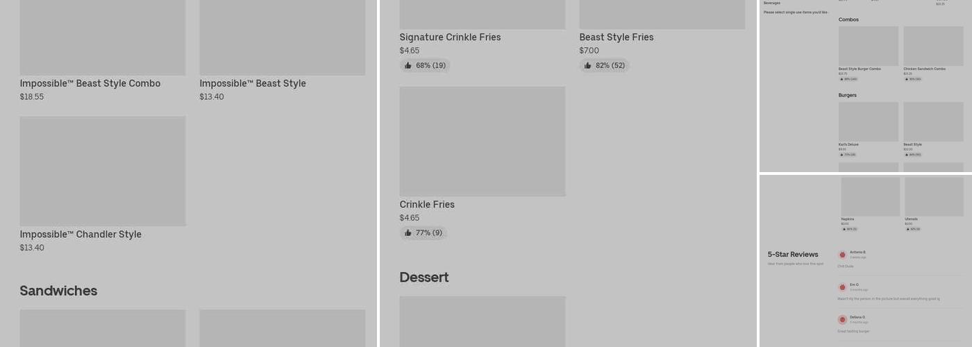 Ranch burger co Menu