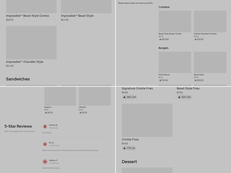 Ranch burger co Menu