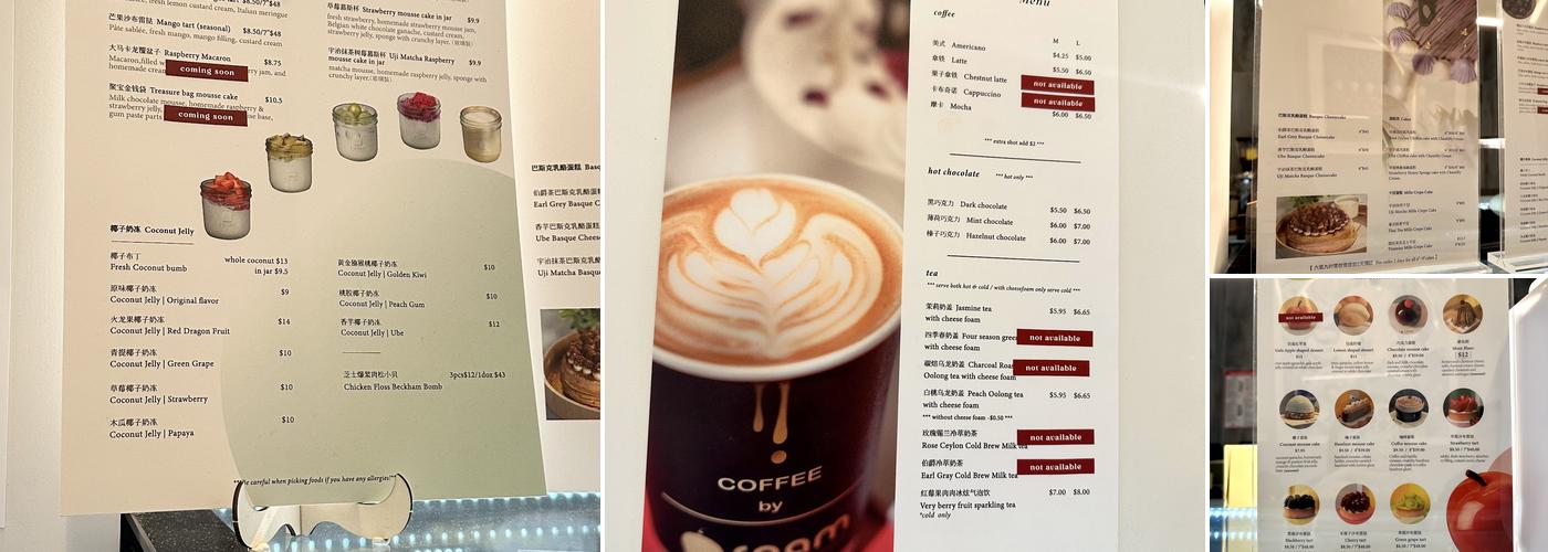 AnnTremet Cake LIC Menu