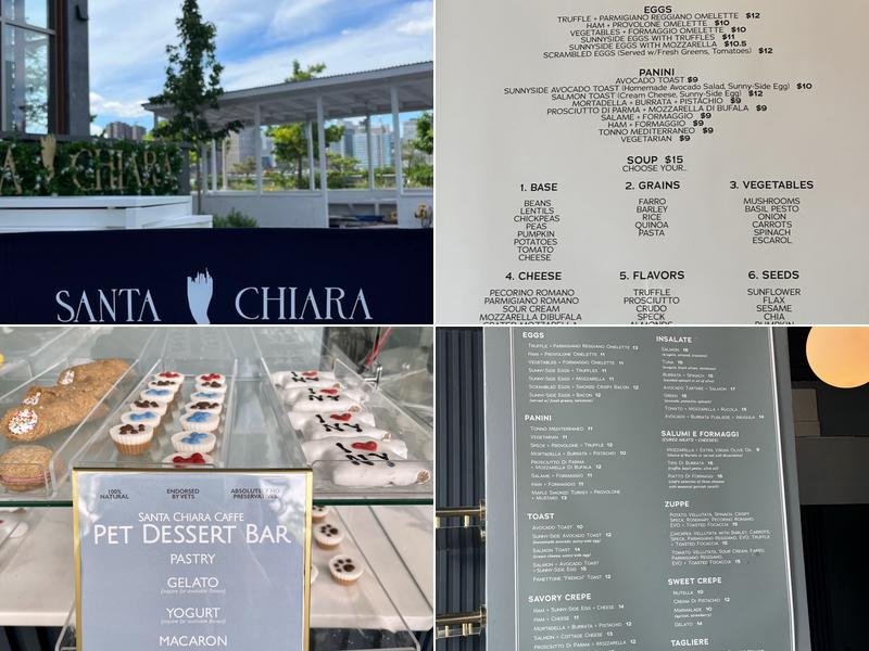 Santa Chiara Caffe Menu