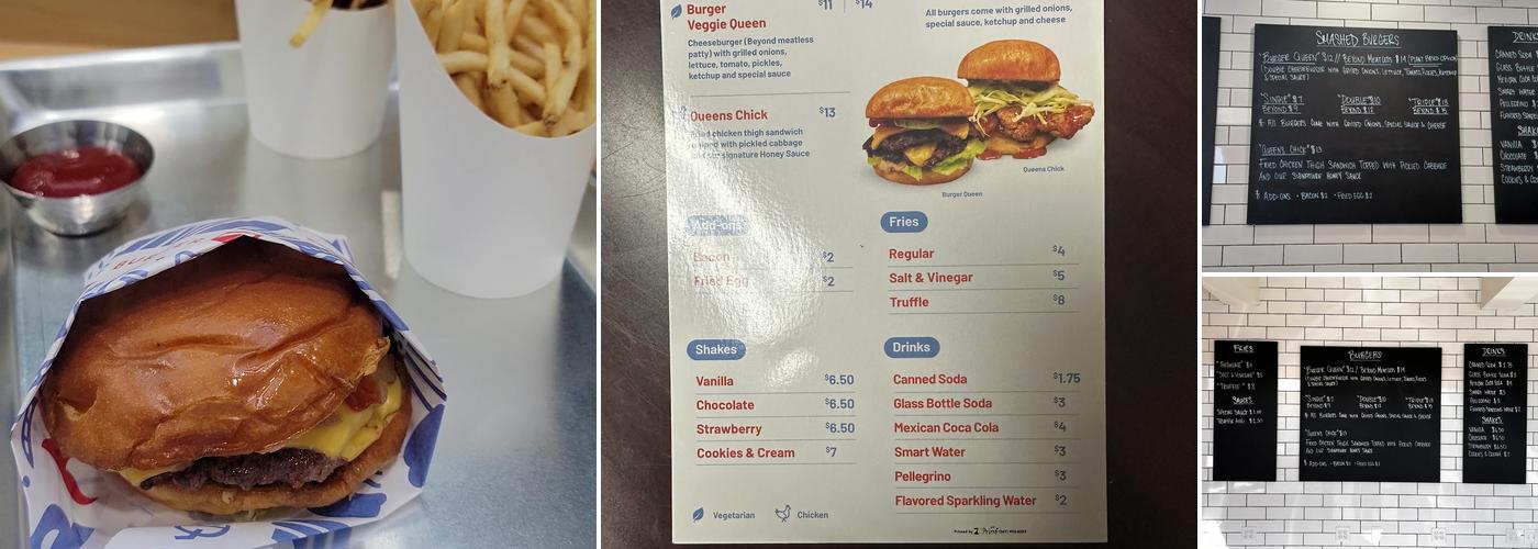 Burger Queens Menu