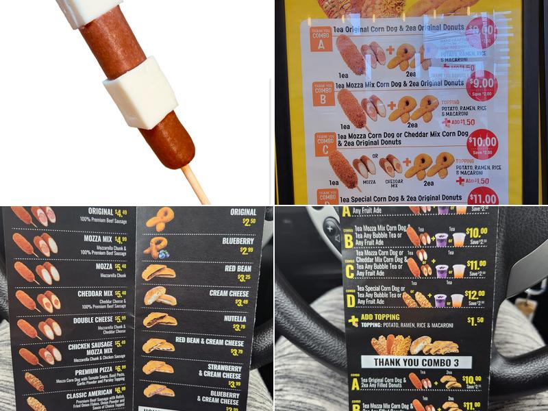 Thank you Donuts & Corn Dogs Menu