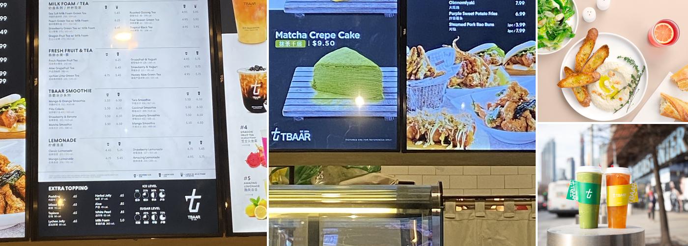 Tbaar - Bayside Menu