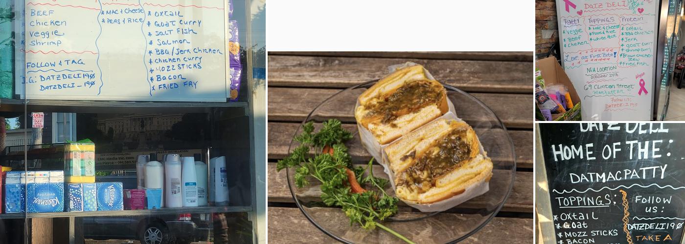 Datz Deli Menu