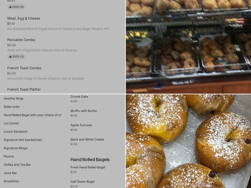 Super Bagel Cafe Menu