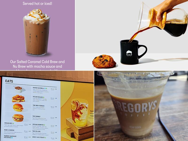 Gregorys Coffee Menu