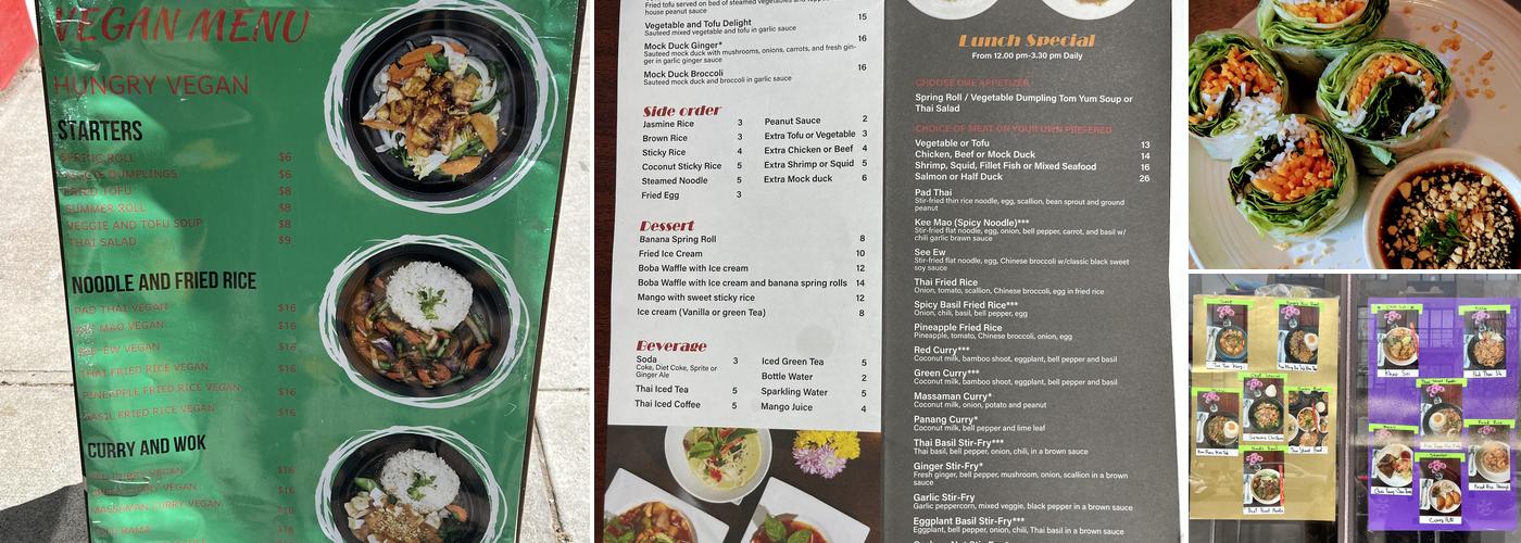 Hungry Bowl Thai Menu