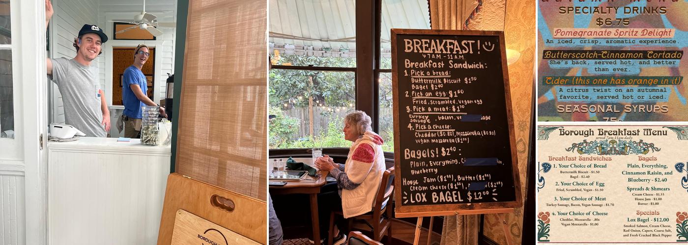 Borough Coffee at Double Oaks Menu