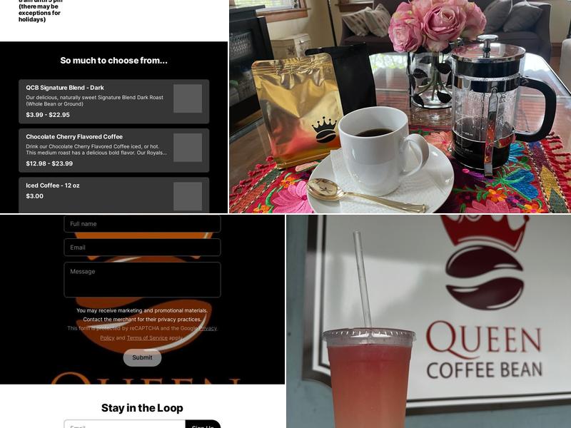 Queen Coffee Bean Menu