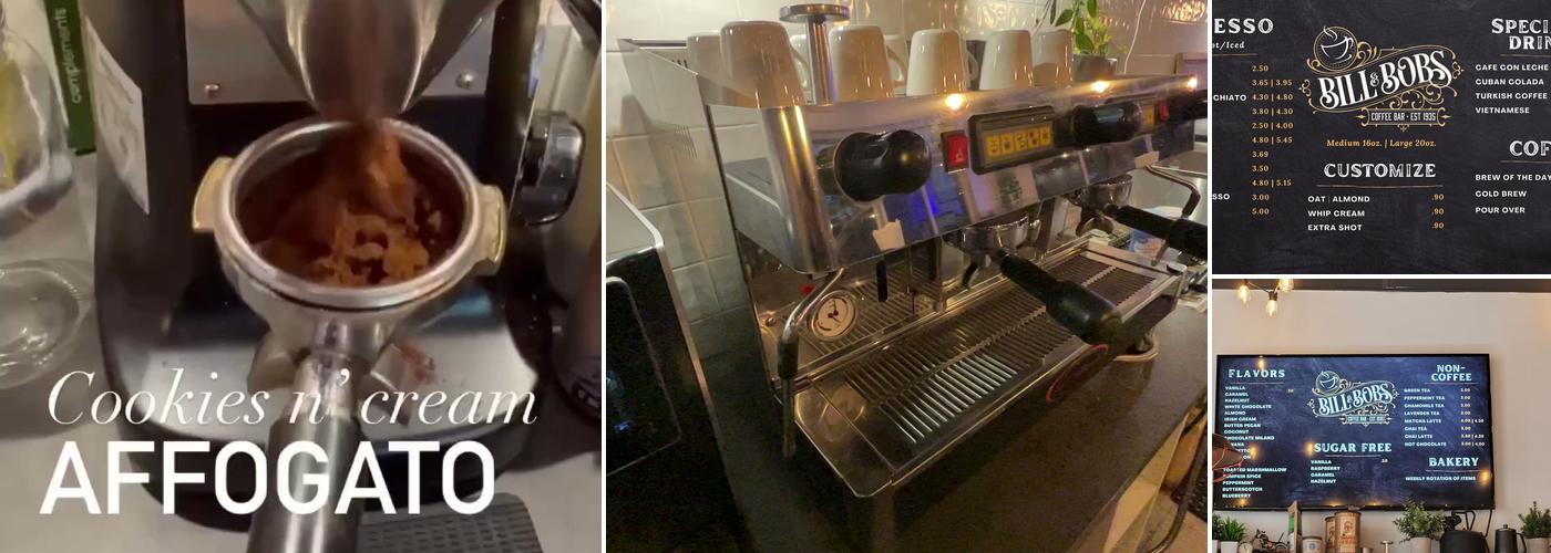 Bill and Bobs Coffee Bar Menu