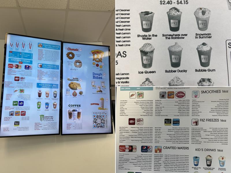 FiiZ Drinks Menu