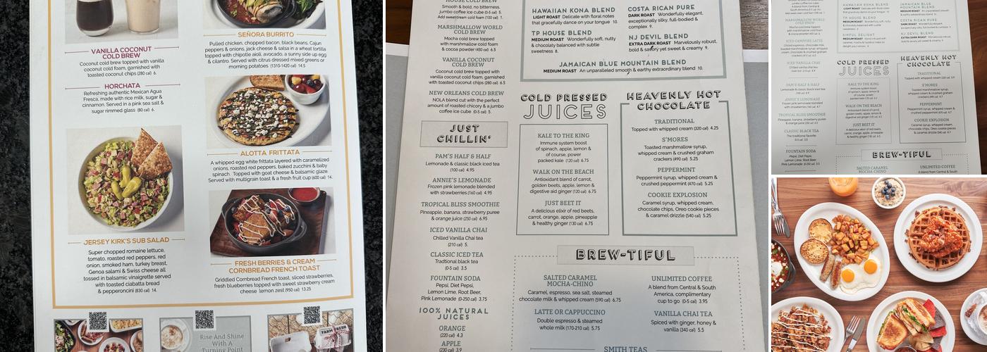 Turning Point of Paramus Menu