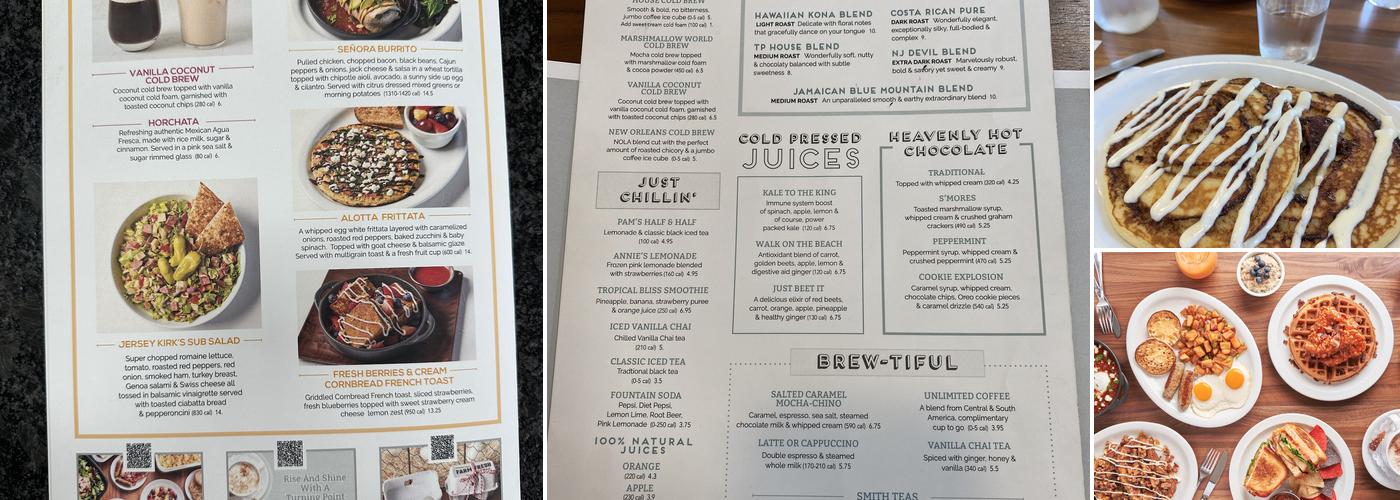 Turning Point of Paramus Menu