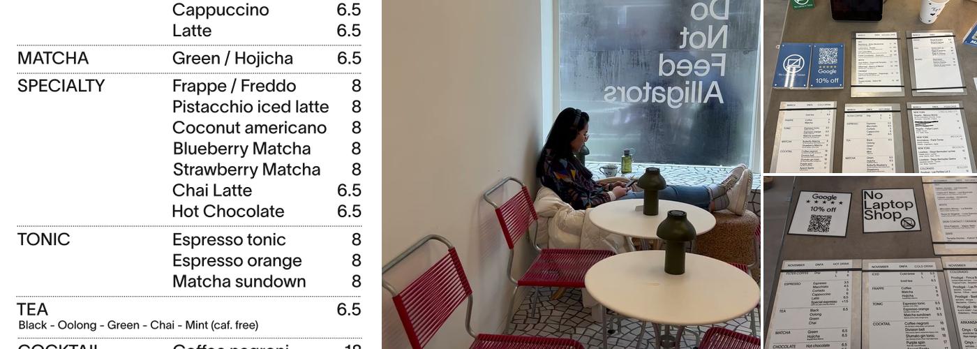 Do Not Feed Alligators Menu