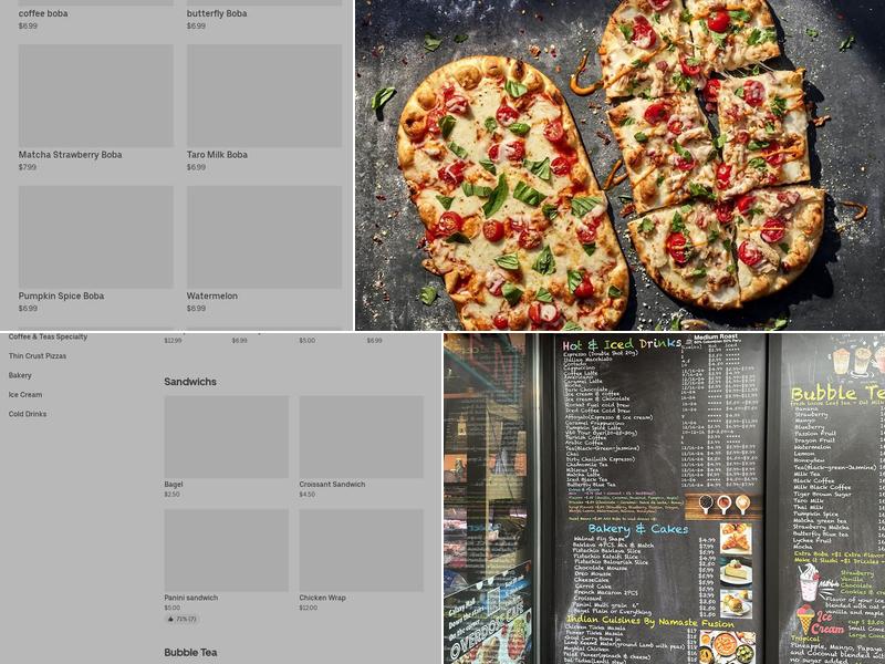 Overdose Café Menu