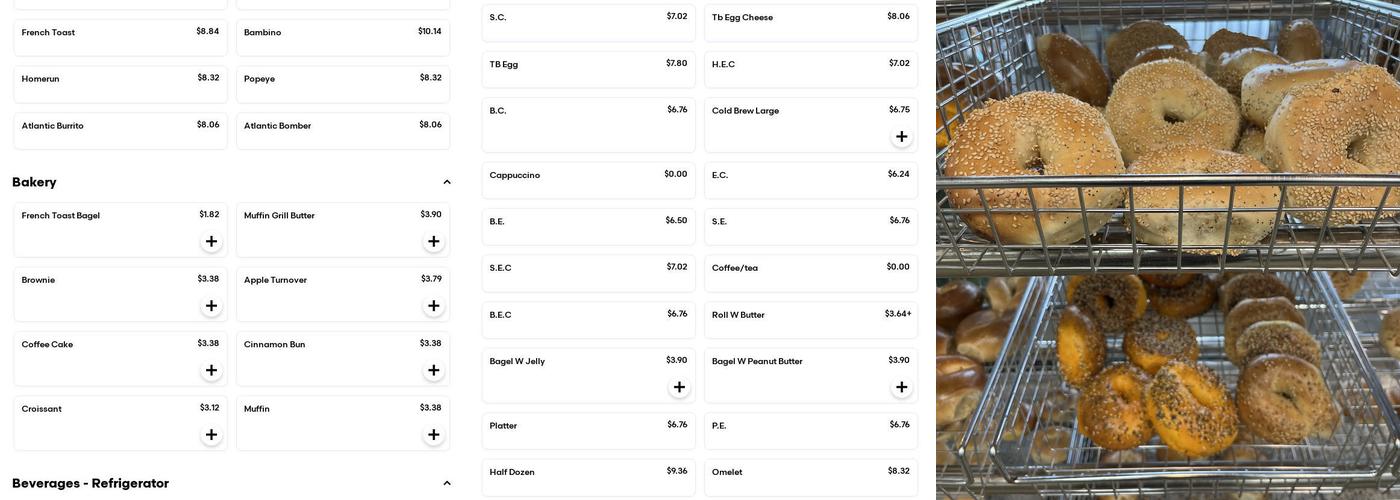 Babba’s Bagel - Matawan Menu