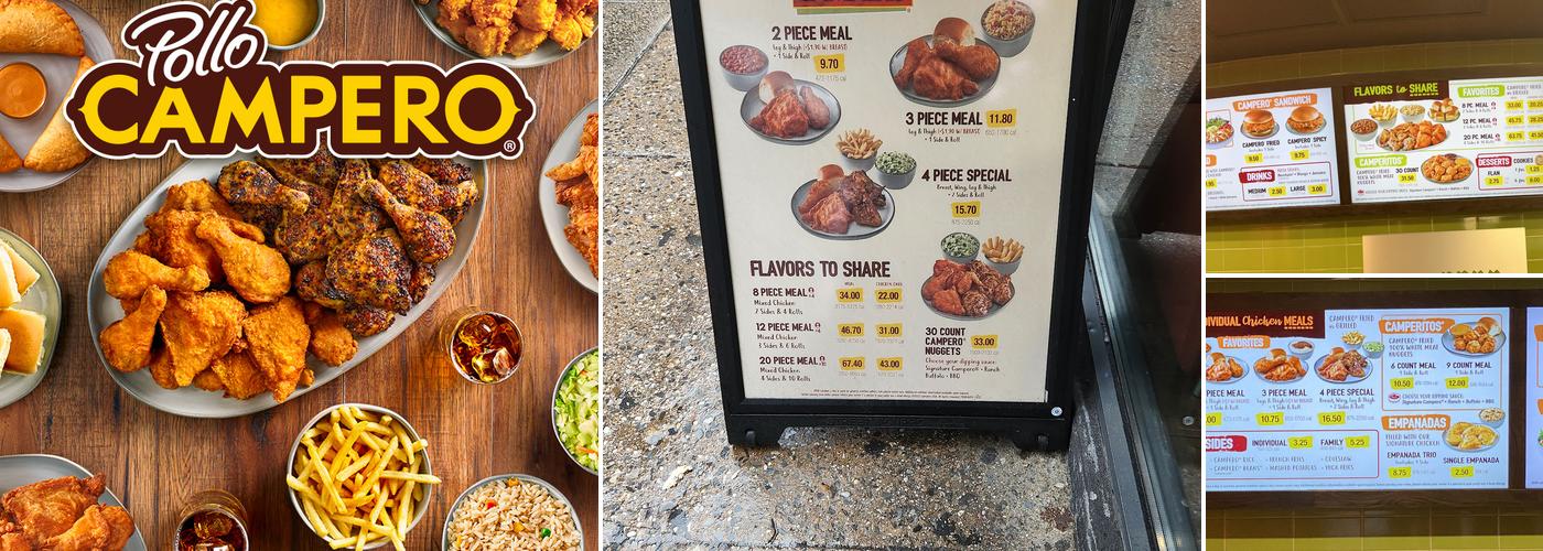 Pollo Campero Menu