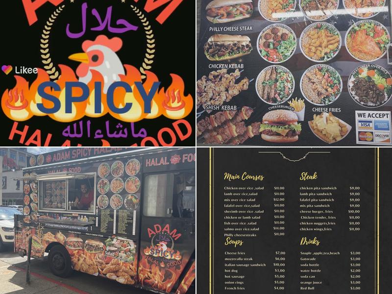 Adam Spicy Halal Food Menu