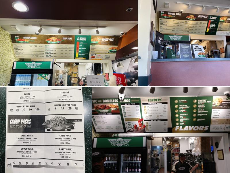 Wingstop Menu