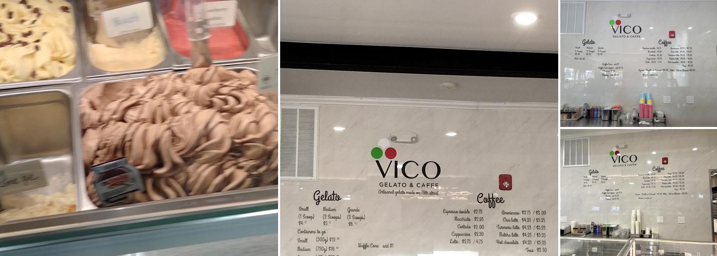 Vico Gelato & Caffé Menu