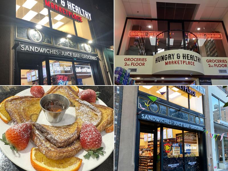 Hungry and healthy marketplace