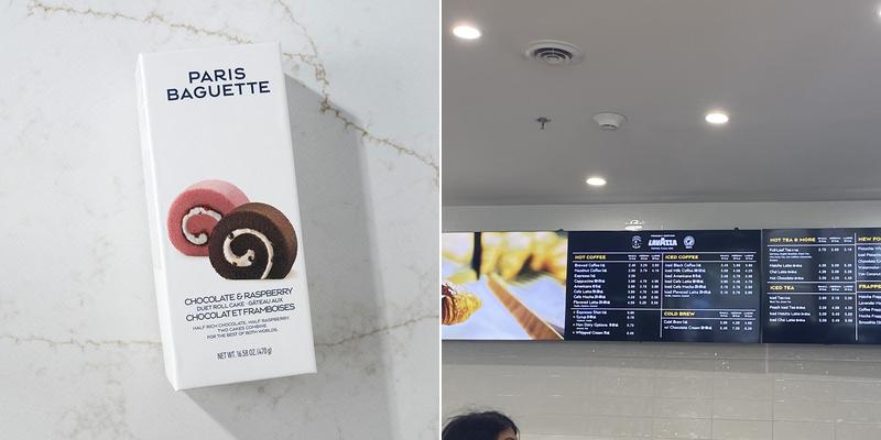 Paris Baguette Menu