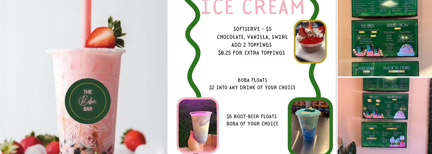 The Boba Bar Menu