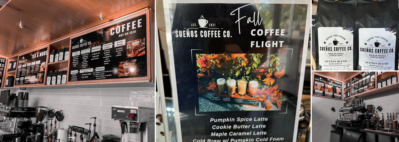 Suenos Coffee Co. Menu