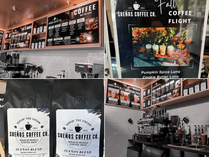 Suenos Coffee Co. Menu