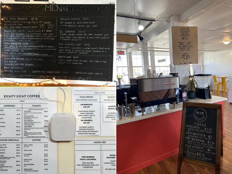 Eighty Eight Coffee Co. Menu