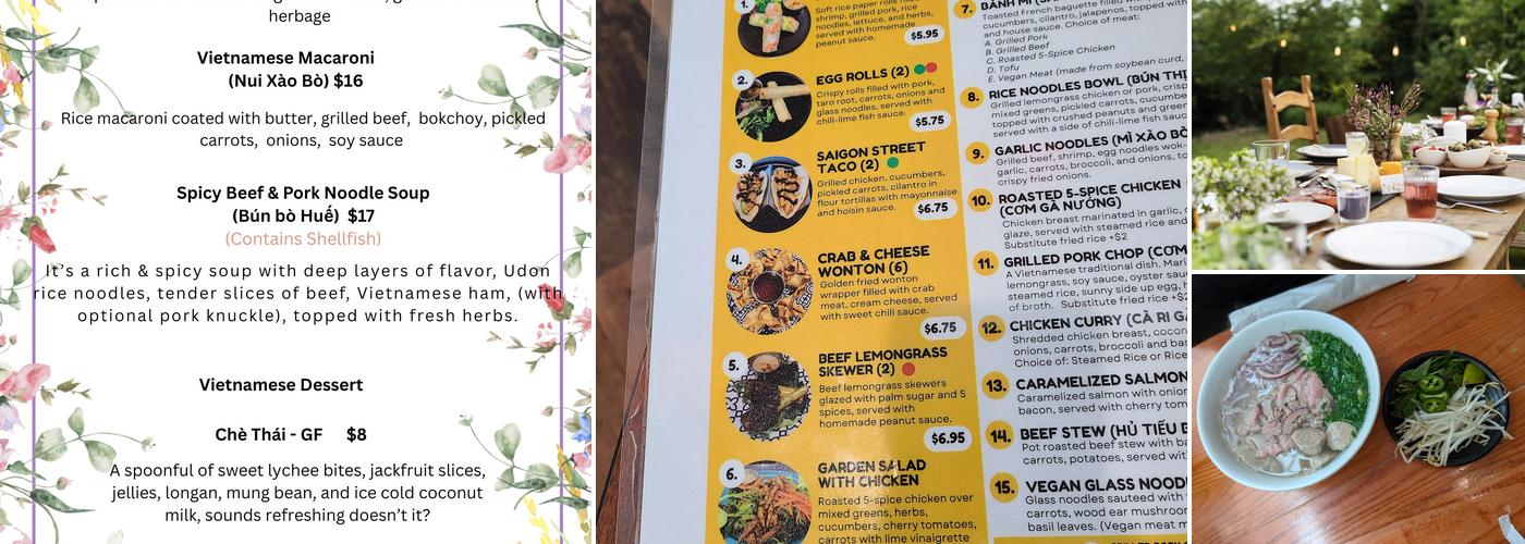 Saigon Corner Menu