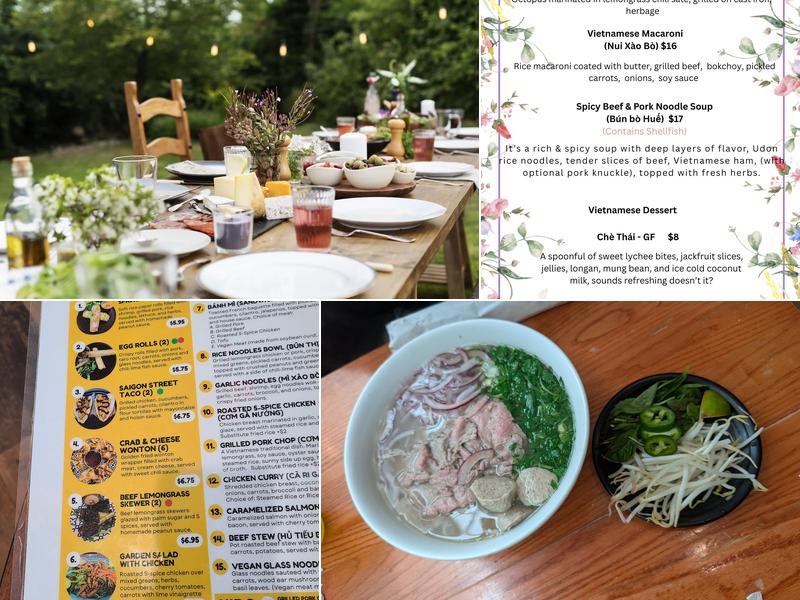 Saigon Corner Menu