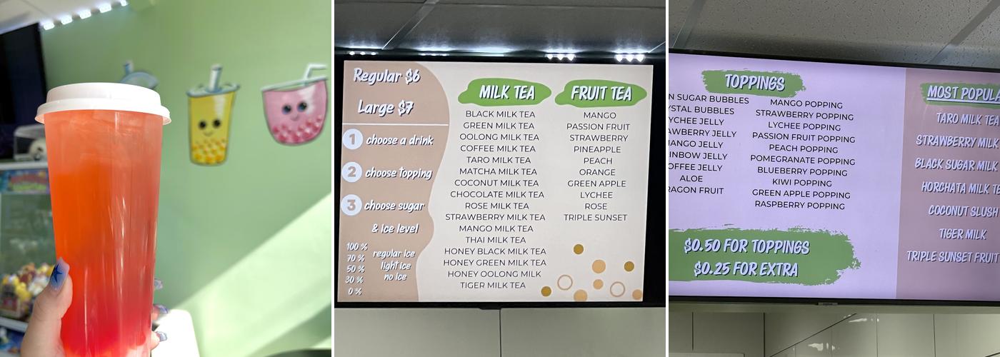 Koala Tea Menu