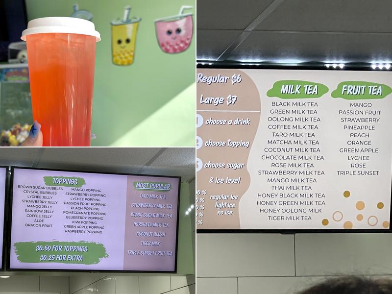 Koala Tea Menu
