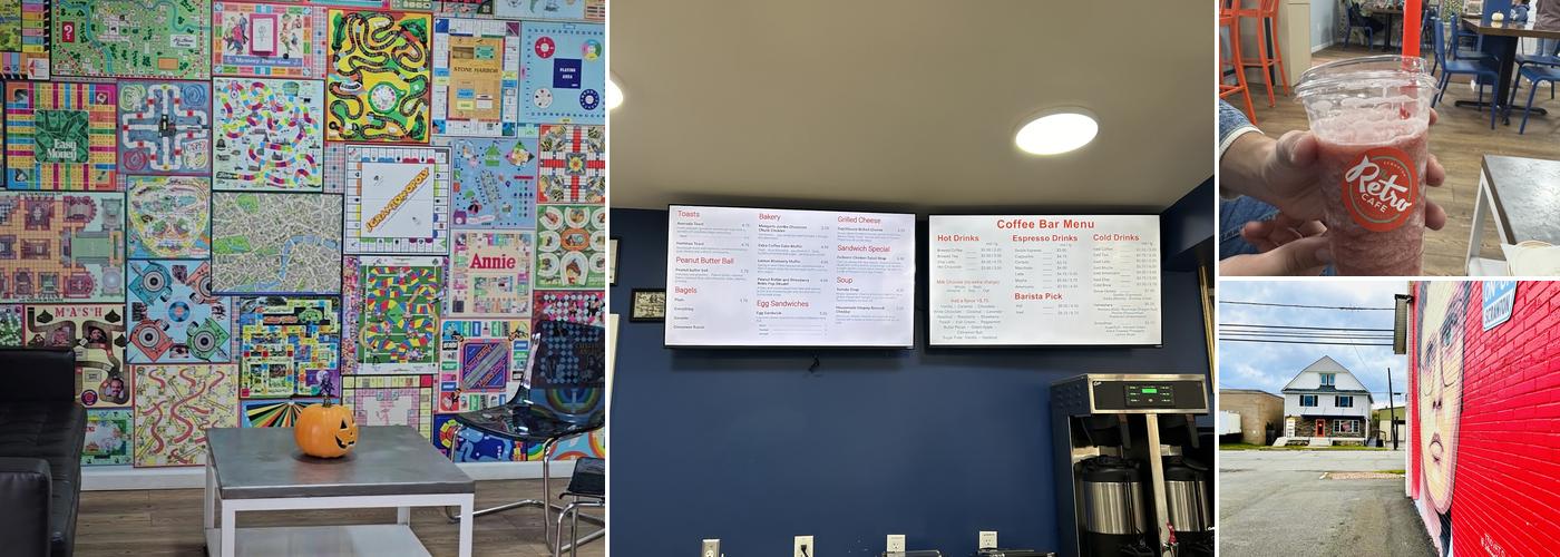 Retro Cafe Menu