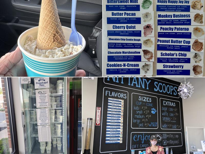 Nittany Scoops Menu