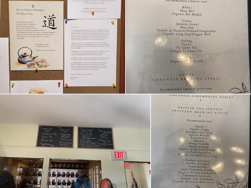 The Philosopher's House Menu