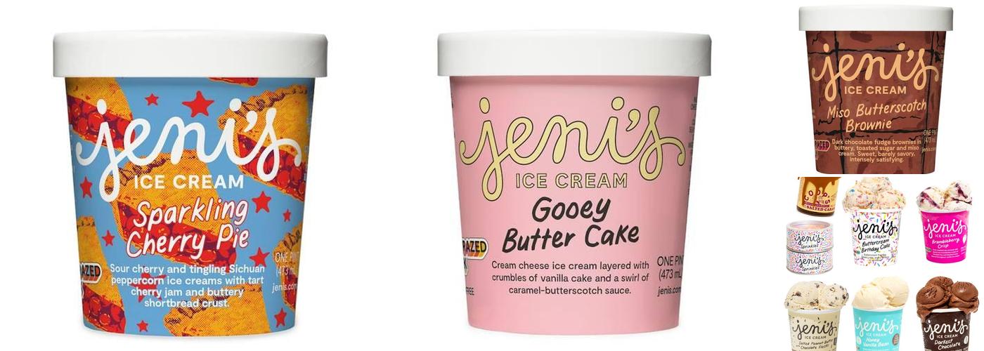Jeni's Splendid Ice Creams Menu