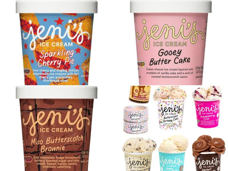 Jeni's Splendid Ice Creams Menu