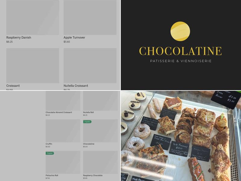 Chocolatine Menu