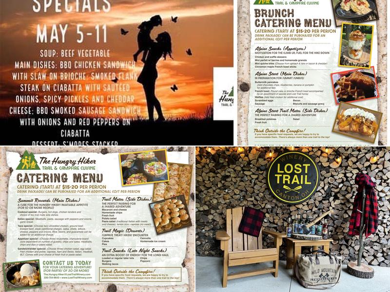 Lost Trail Winery and Vineyard Menu