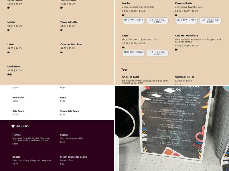 King's Street Cafe Menu