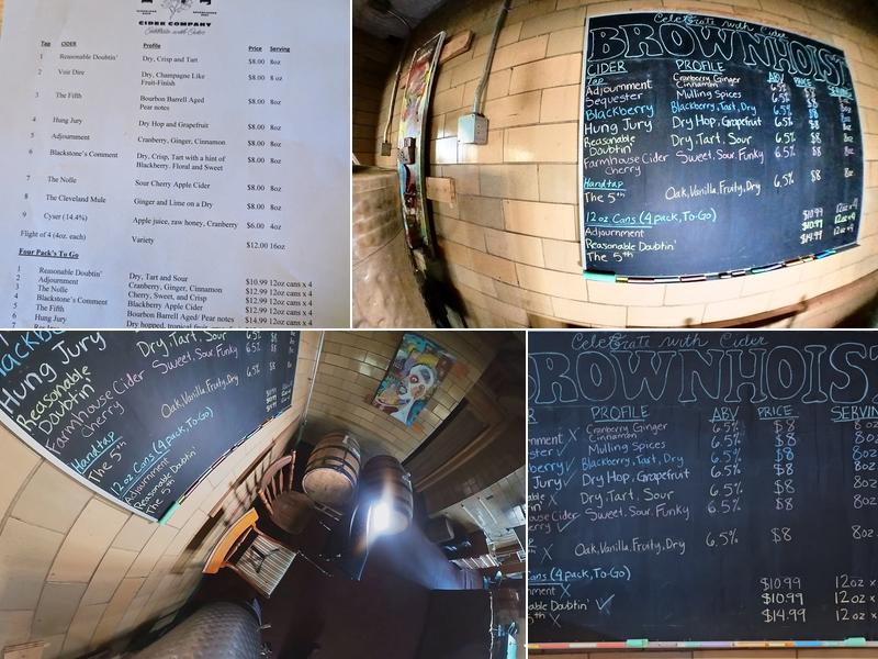 The Brownhoist Cider Company LLC Menu