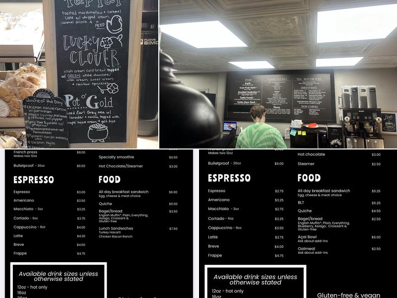 Coffee Hub Centerville Menu