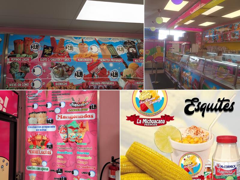 La Michoacana Premier Middletown Menu