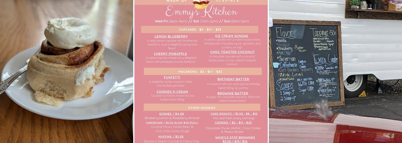 Emmy’s Kitchen Menu