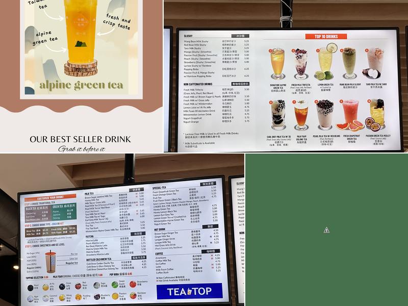 Tea Top Carrollton Menu