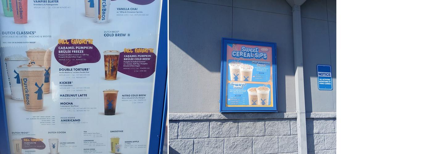 Dutch Bros Coffee Menu