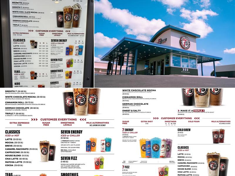 7 Brew Coffee Menu